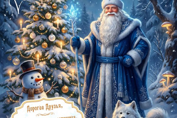 Новогодняя корпоративная открытка