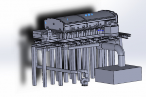Технологическая установка, печь.