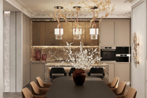 Дизайн интерьера дома, коттеджный посёлок Довиль, 480 м2