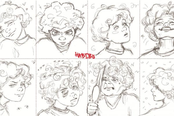 Наброски эмоций персонажа