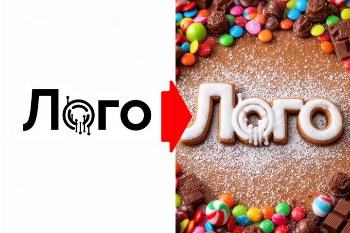 Стилизованная визуализация логотипа - 5629558