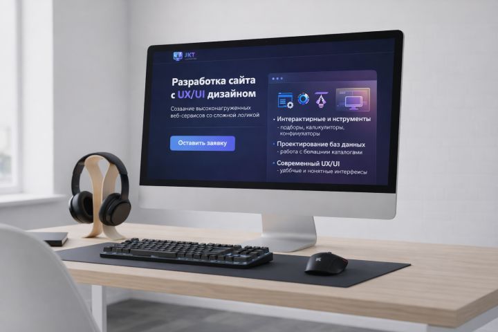 Разработка сайта с UX/UI дизайном