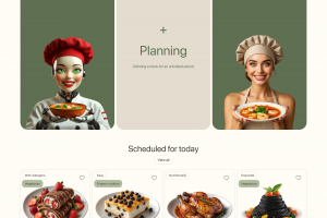 Многостраничный сайт со встроенным ИИ для поиска нужного рецепта
