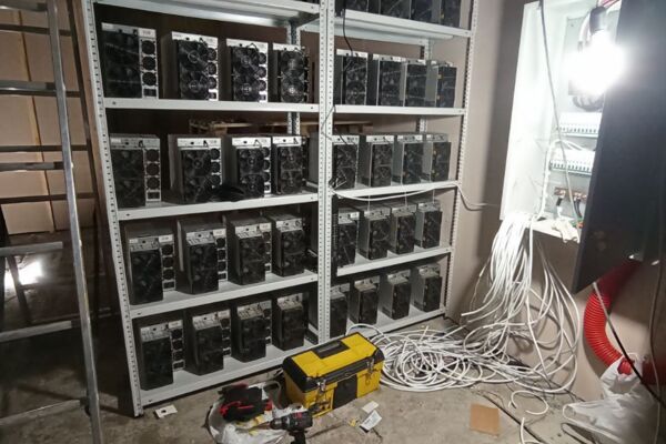 Монтаж "под ключ" asic фермы 80 устройств