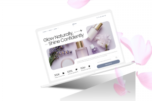 Лендинг для бьюти-магазина