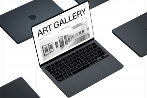 Лендинг для арт-галереи