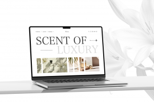 Лендинг для магазина парфюмерии