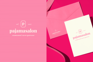 Дизайн логотипа для пижамного салона красоты «pajamasalon»