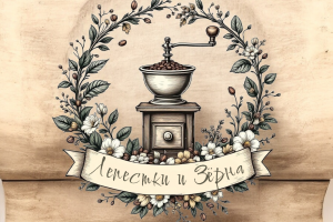 Создание логотипа для участия в конкурсе. Заказчику нужен логотип для кофейни•цветочного магазина.