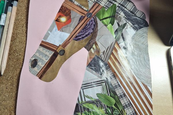 аппликация из журнала