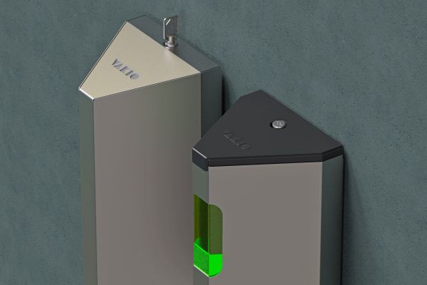 Диспенсер для антисептика антивандальный.