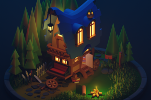 3D Модель с простенького курса