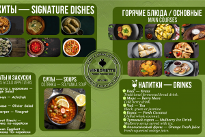 Большой баннер "Меню" для Вьетнамского Ресторана