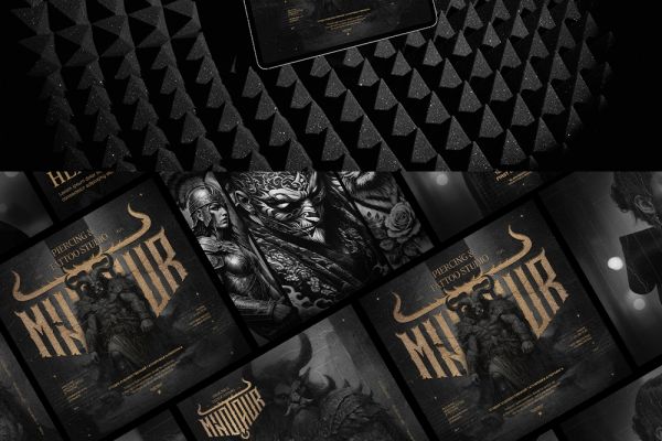 Создание фирменного стиля для Тату студии