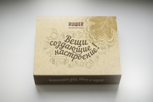 Упаковка для сувенирной продукции изделий для бани