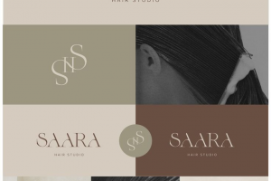 Разработка логотипа и фирменных элементов для Барбер студии