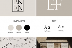 Разработка логотипа и фирменных элементов для Домашней фурнитуры