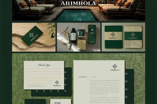 Разработка логотипа и фирменных элементов для Спа