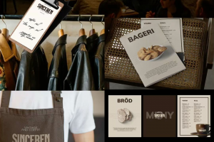 Разработка логотипа и фирменных элементов для Кофейни