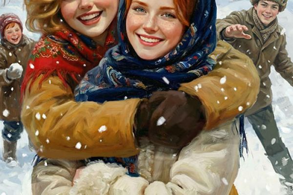 Открытка к Рождеству и Новому году