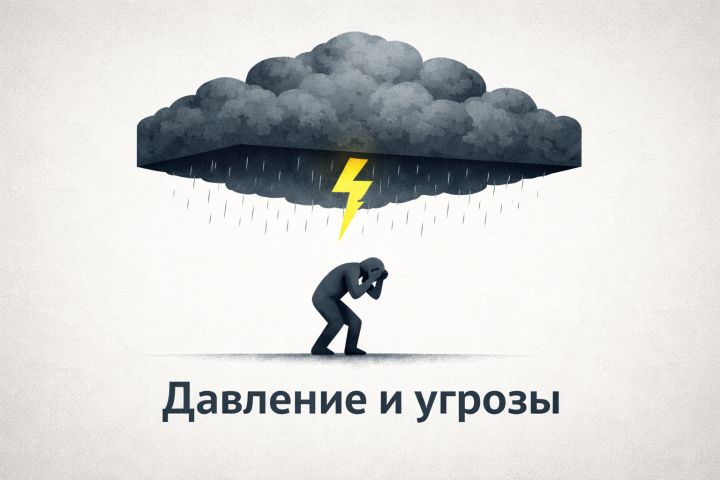 Разбор ситуации при давлении и угрозах