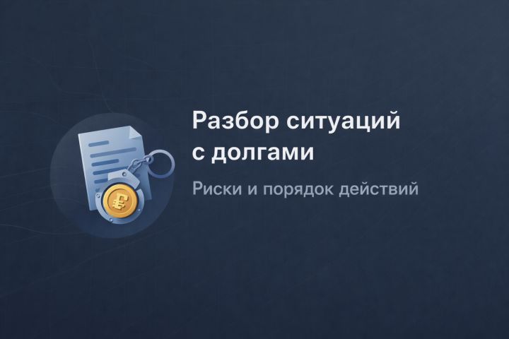 Разберу ситуацию с долгом и подскажу порядок действий