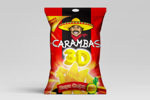 Разработка упаковки чипсов Carambas
