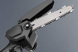 3D модель и визуализации цепная пила