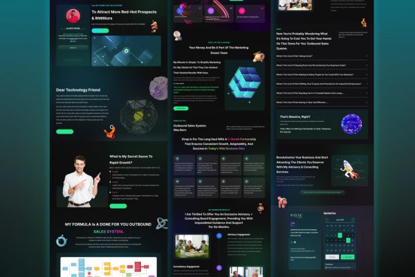 Разработка сайта для инвесторов