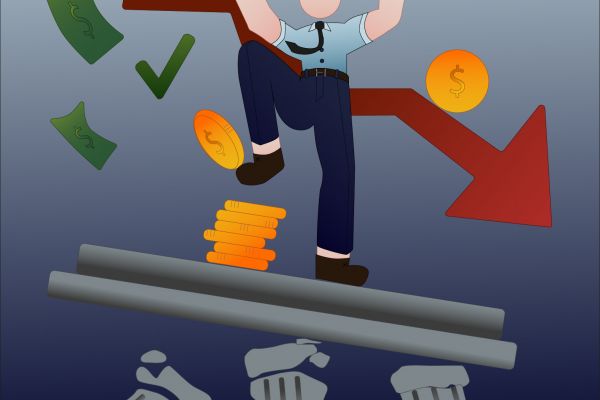 иллюстрация для финансового журнала