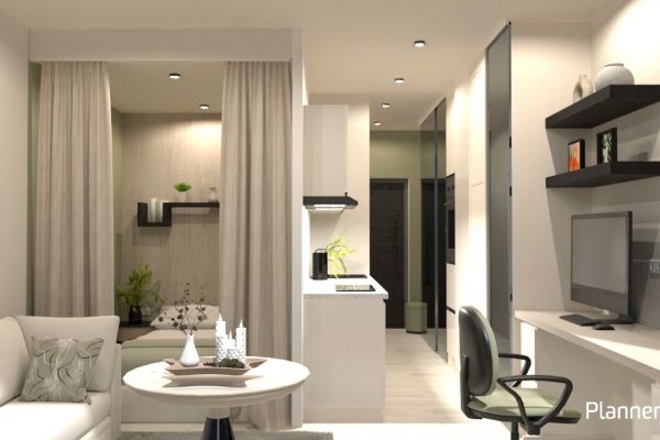 Планировка студии, концепция, эргономичная, расстановка мебели