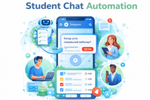Контроль в Telegram неотвеченных сообщений студентов онлайн-школы