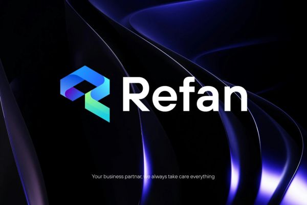 Разработка логотипа и фирменного стиля для компании Refan
