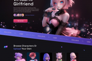 Разработка дизайна сайта для AI проекта