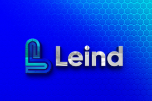 Современный логотип в виде буквы L для Leind