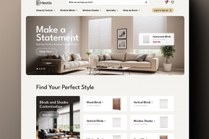 Разработка дизайна сайта для Мебельной компании