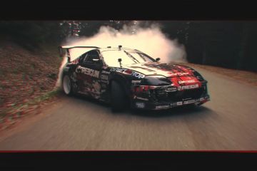 Демонстрационный промо-ролик с автомобильным дрифтом под фонк