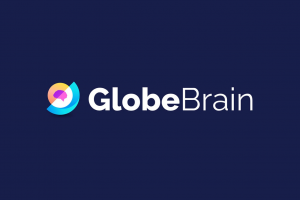 Дизайн логотипа Globe Brain