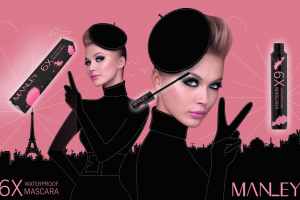 Упаковка и наклейка на тушь MANLEY