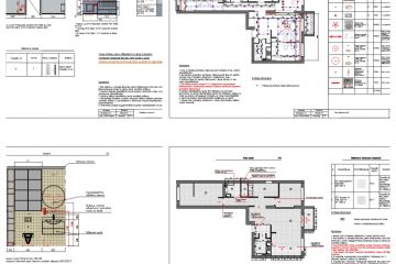 Технический проект чертежей для 3-х комнатной квартиры