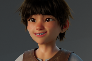 Boy — stylized 3D character | Cinema4D + ZBrush