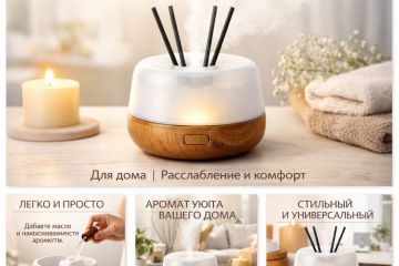 Создание карточки товара для Wildberries: диффузер для дома