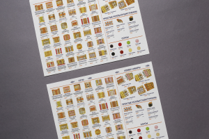 Меню для суши-бара