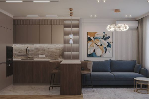 Дизайн Проект квартира 38 м.кВ