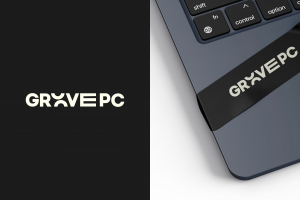 Дизайн фирменного стиля для магазина техники "GrovePC"