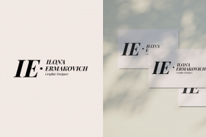 Дизайн логотипа для графического дизайнера "Ilona Ermakovich"