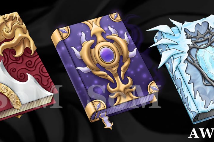 Рисую фэнтези предметы, оружие, броню, пропсы