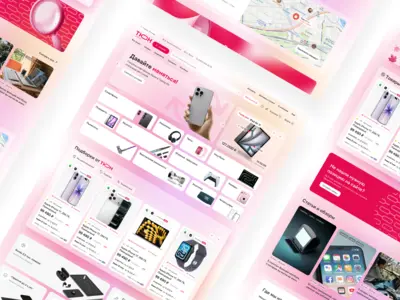TuneApp — редизайн интернет-магазина техники и аксессуаров