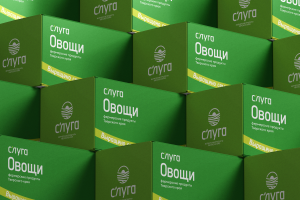 Нейминг, слоган и фирменный стиль семейной фермы «С'луга»