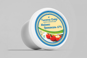 Этикетка на Майонез Провансаль "Тысяча Озер"